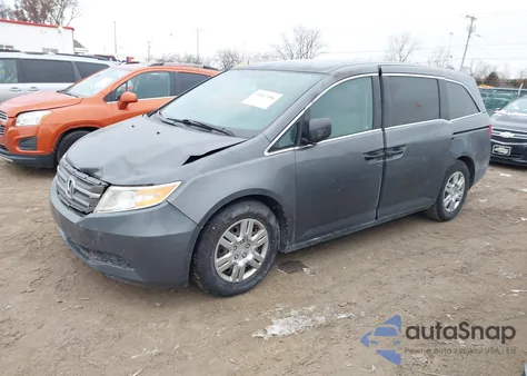 2012 Honda Odyssey Lx z USA, uszkodzony, nr VIN 5FNRL5H20CB145689